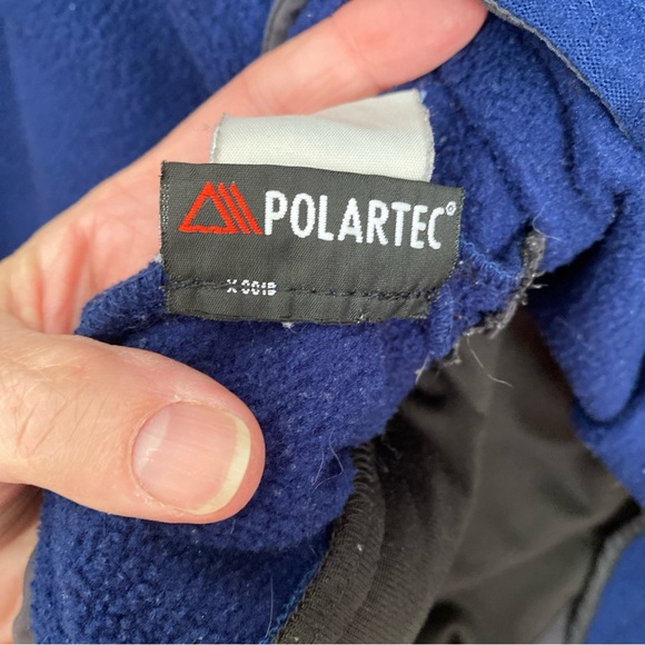 Marmot Men’s Navy Blue Polartec Fleece Jacket Size XL Full Zip Hiking Pockets - Picture 6 of 14